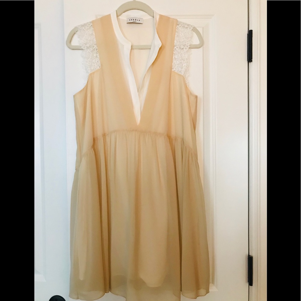 Sandro Paris baby doll dress